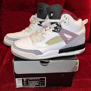 AUTHENTIC 2007 JORDAN SPIZIKE WHITE-CEMENT GREY - VARSITY RED-BLK